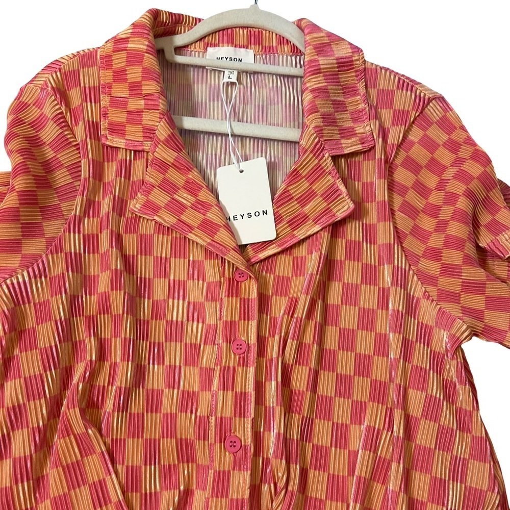 NWT | Heyson Pink & Orange Two-Piece Set | Size Large 💕✨ 🧡 - Picture 5 of 13